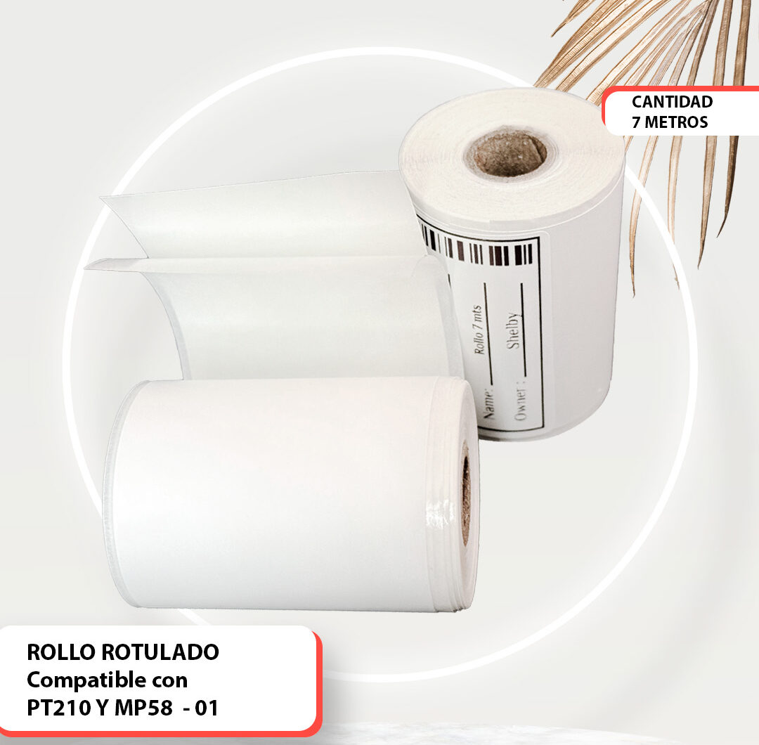 Rollo adhesivo 58 mm 7 Mts